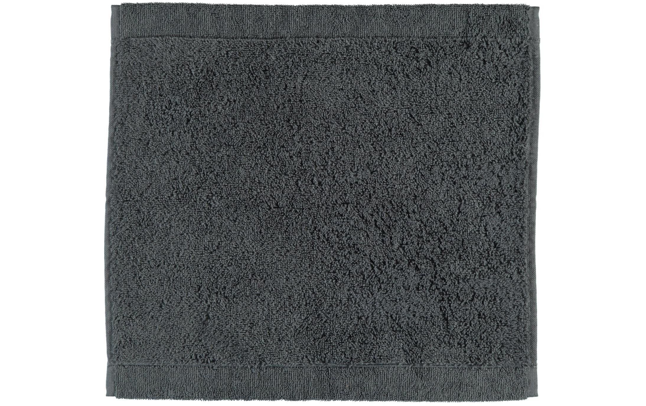 Cawö Waschlappen Lifestyle Uni 30x30 100 % Baumwolle, anthrazit