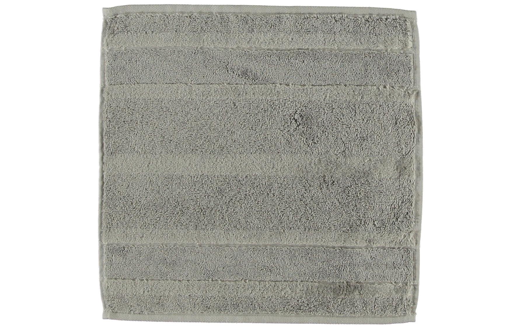 Cawö Waschlappen Noblesse Uni 30x30 100 % Baumwolle, graphit