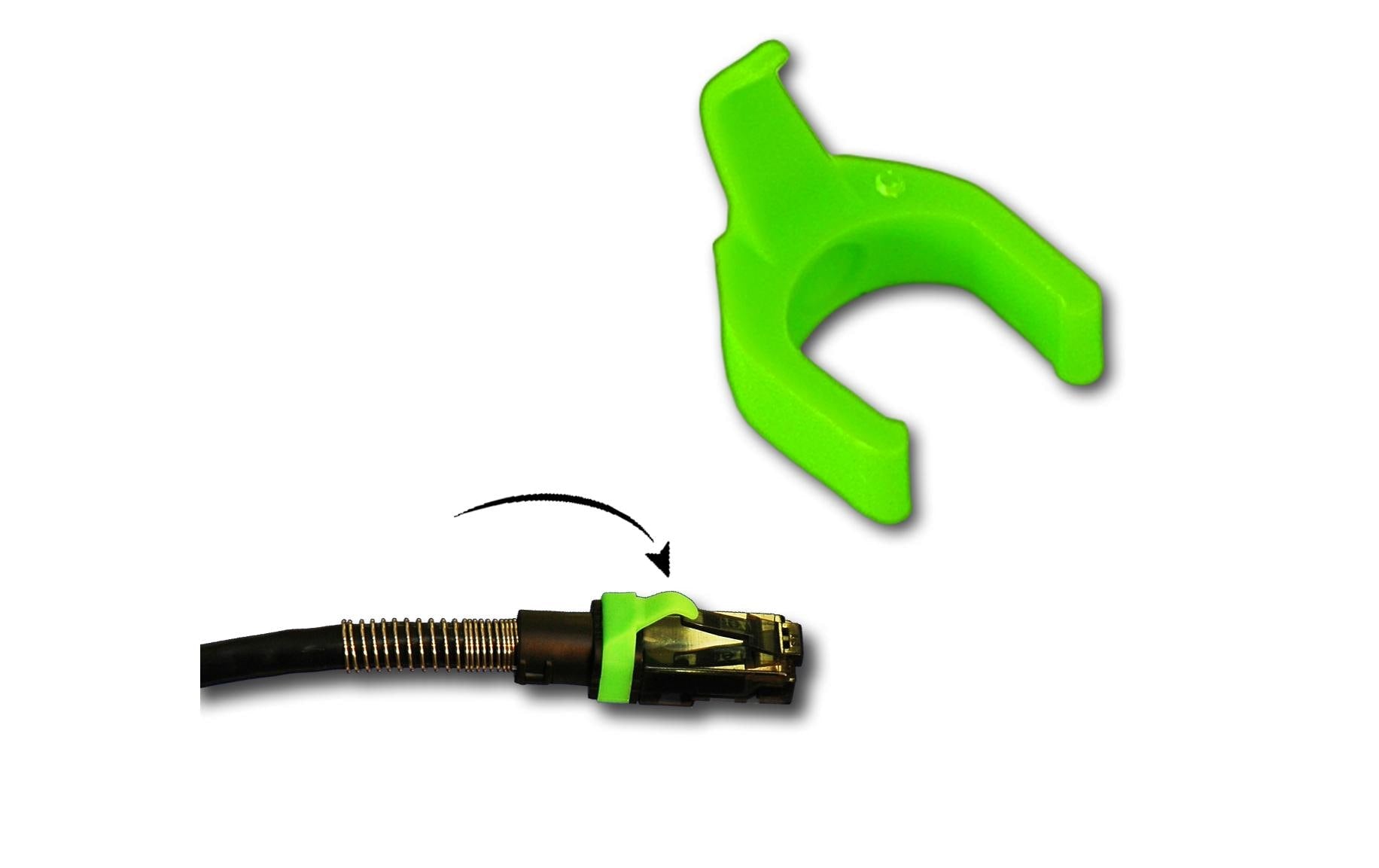 PatchSee PATCHCLIP VF/PC fluo green 50-Set bewegliche Farbclips, hellgrün
