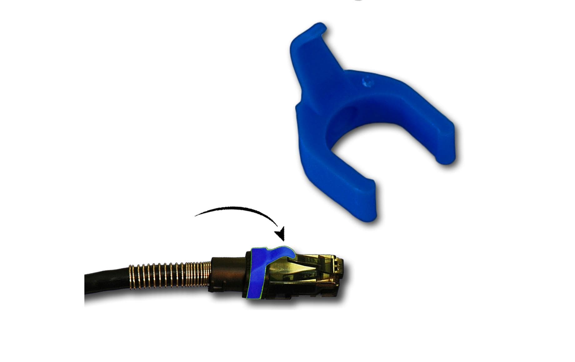 PatchSee PATCHCLIP BE/PC electric blue 50-Set bewegliche Farbclips, dunkelblau