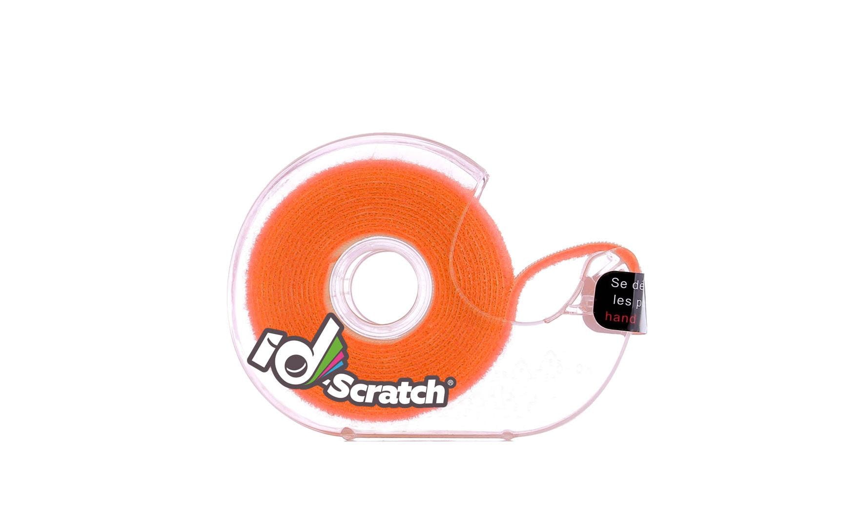 PatchSee ID-SCRATCH Klettband Dispender Box 2m, Fluo Orange