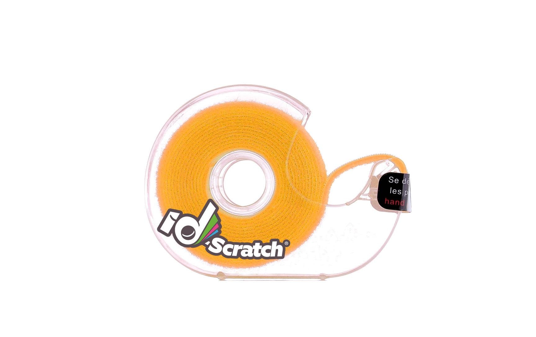 PatchSee ID-SCRATCH Klettband Dispender Box 2m, Medium Yellow