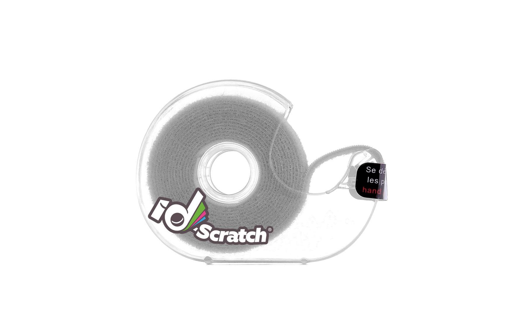 PatchSee ID-SCRATCH Klettband Dispender Box 2m, Standard Grey