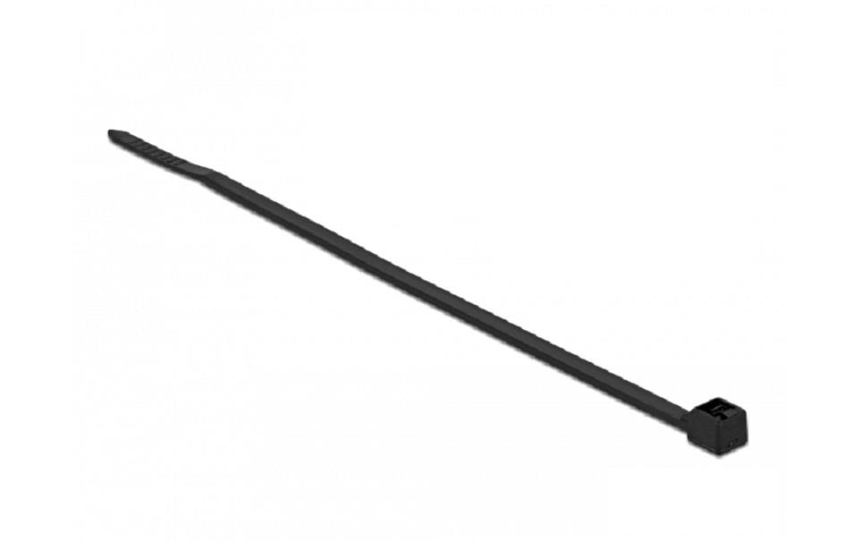 Delock  Kabelbinder Hitze 100x2.5 100 Stk schwarz