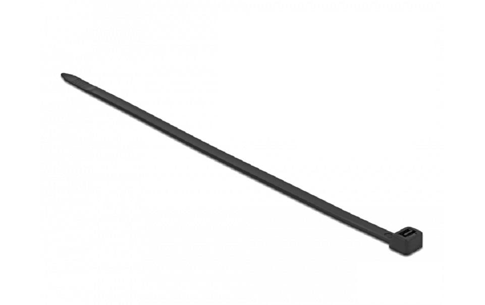 Delock Kabelbinder Hitze 380x7.6 50Stk. schwarz