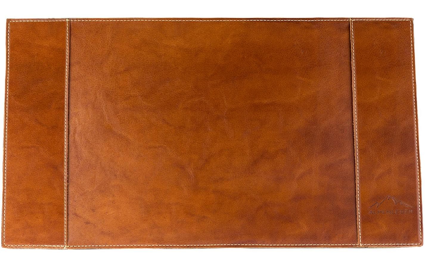 Alpenleder Schreibunterlage "Tirol" 68x45cm, cognac