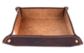 Alpenleder Taschenentleerer "Grattler" 17x17cm, Kuhfell