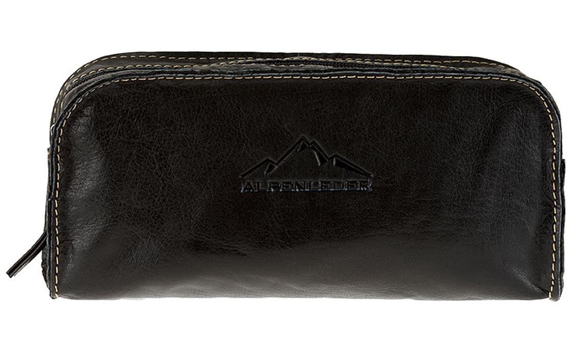 Alpenleder Etui "Mainau" 10x22cm, ebenholz