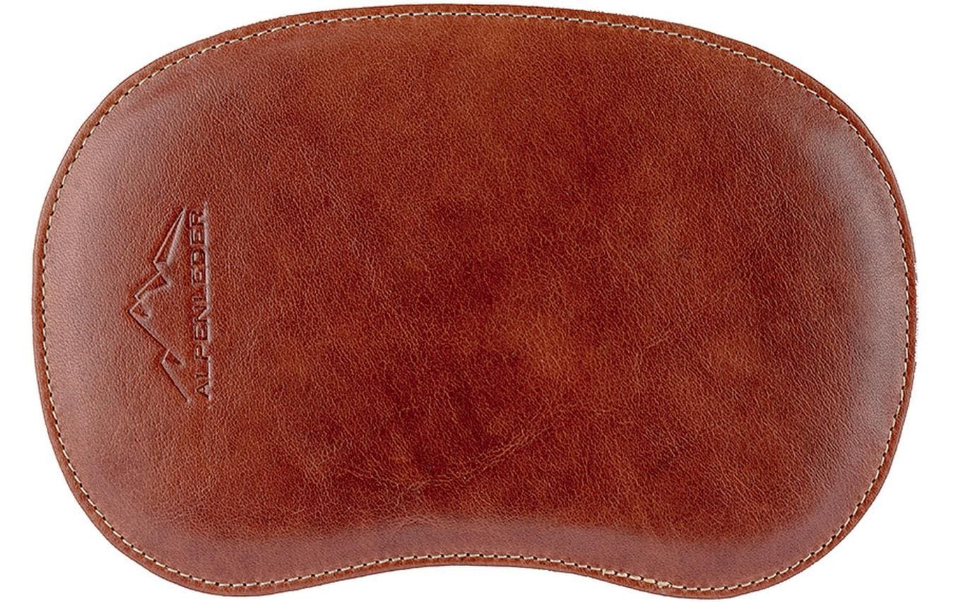 Alpenleder Mausmatte "Lindau" 26x16.5cm, cognac