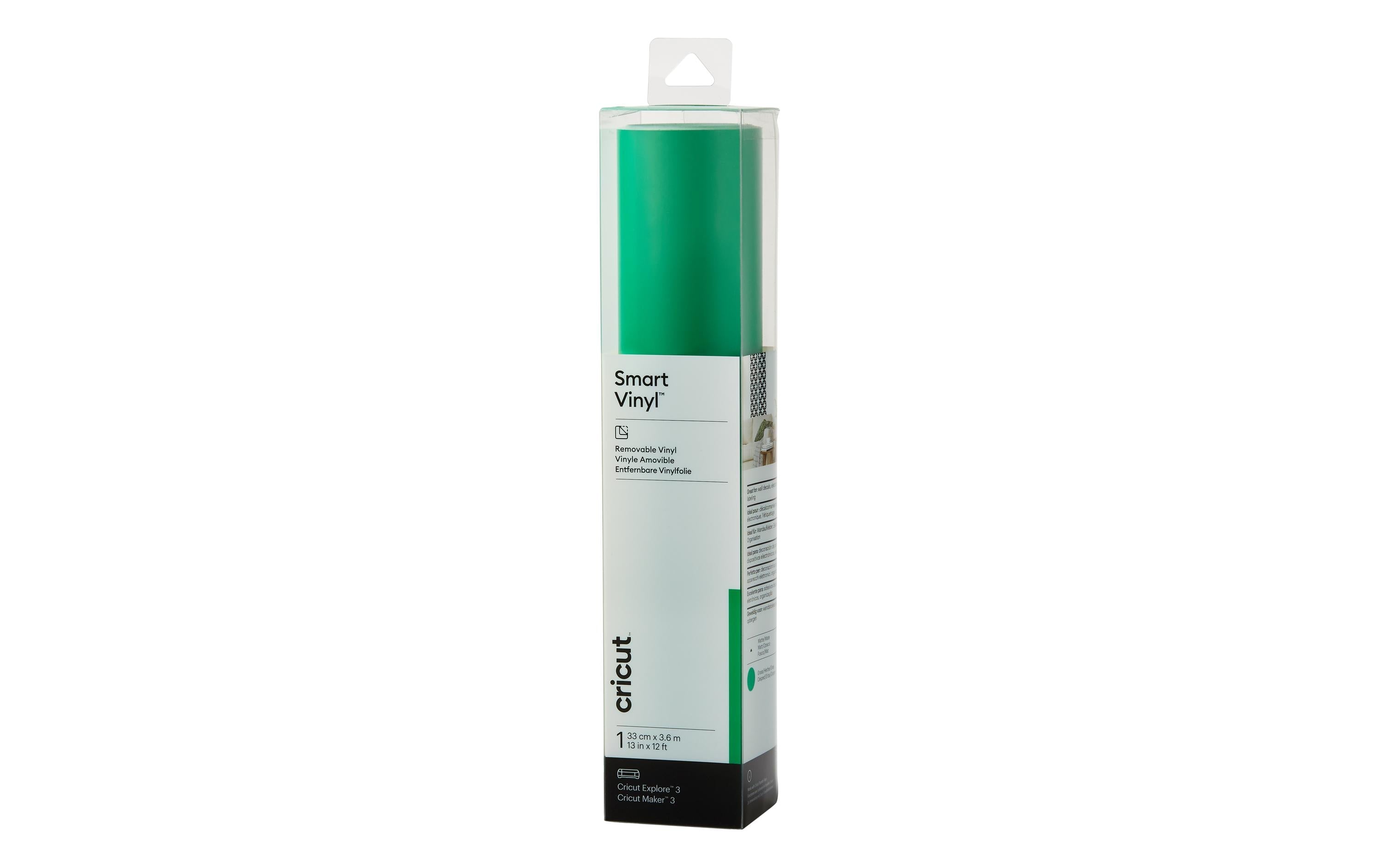 Cricut Vinylfolie Smart Ablösbar Grün 33 x 366 cm, Maker 3/Explore Air 3