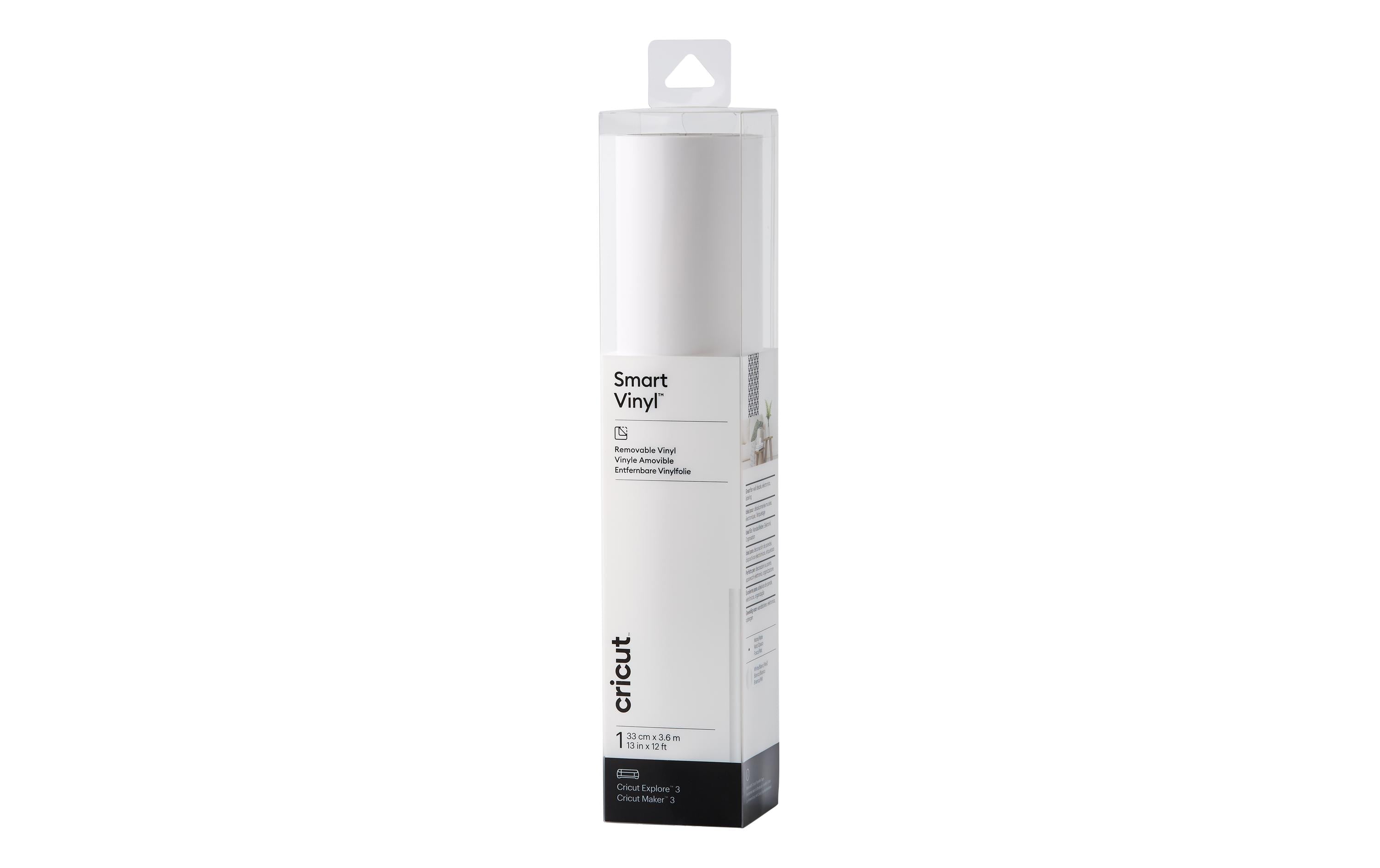 Cricut Vinylfolie Smart Ablösbar Weiss 33 x 366 cm, Maker 3/Explore Air 3