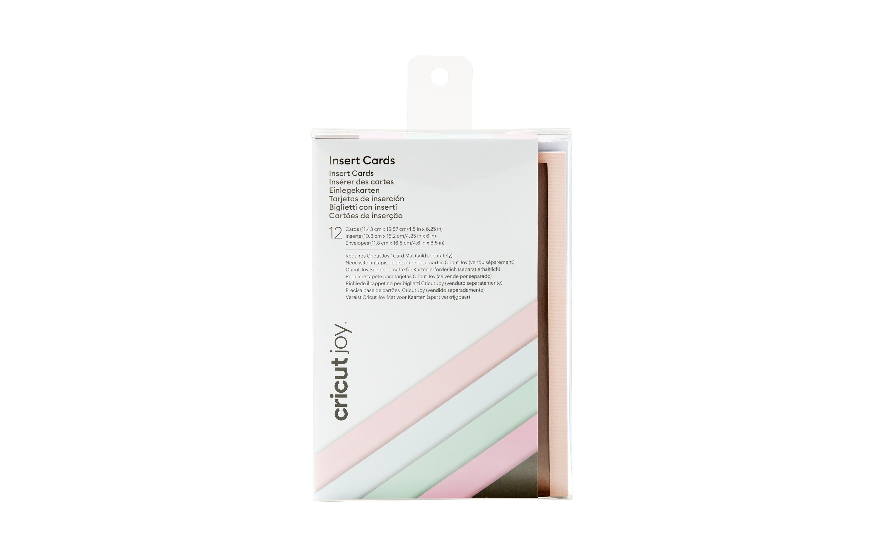Cricut Kartensets Joy mit Couverts Macaroon 11.4 x 15.9, 12er Pack