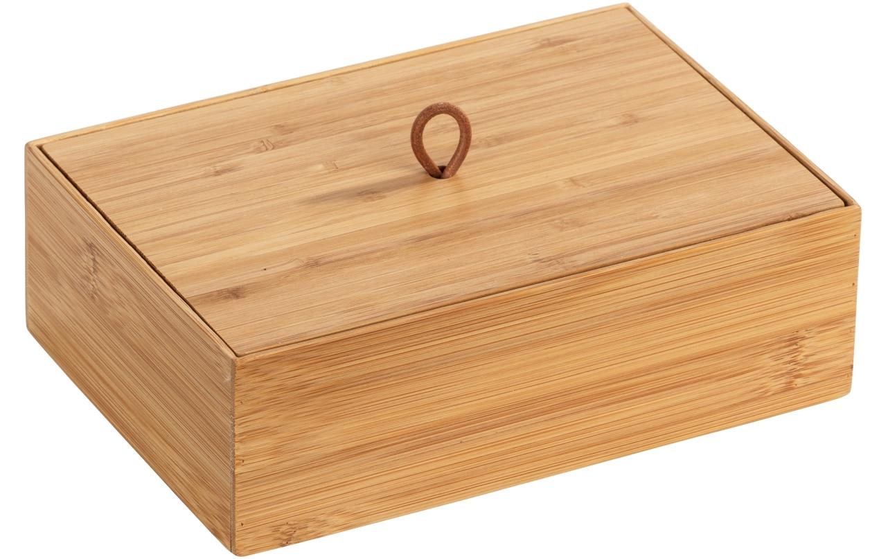 Wenko Bambus Box Terra mit Deckel 22 x 15 x 7 cm