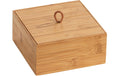 Wenko Bambus Box Terra mit Deckel 15 x 15 x 7 cm