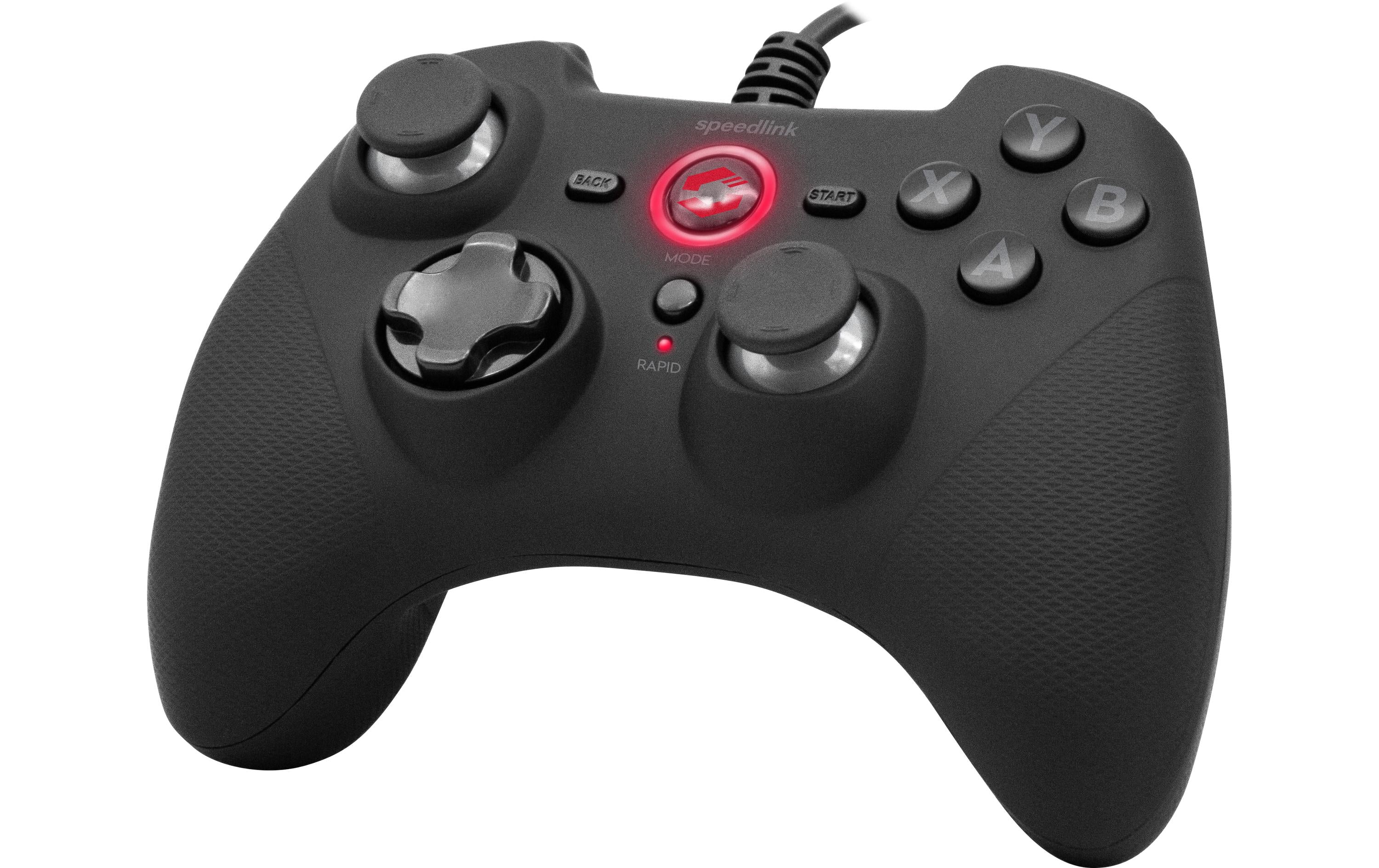 Speedlink RAIT Gamepad wired PC/PS3/Switch Schwarz
