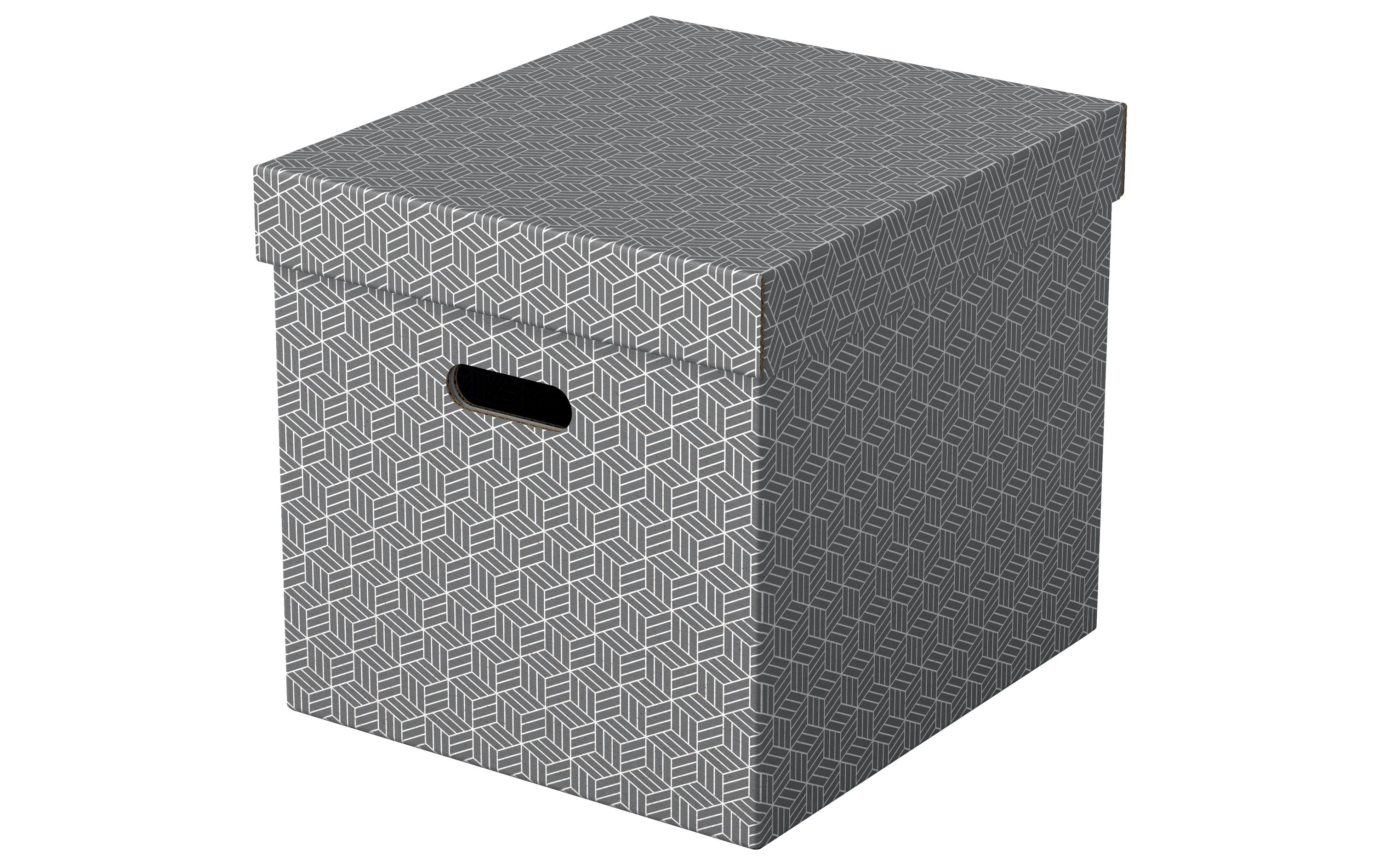 Leitz Aufbewahrungsbox Home Cube 3 Stk. pro Pack, grau