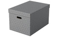 Leitz Aufbewahrungsbox Home L 3 Stk. pro Pack, grau