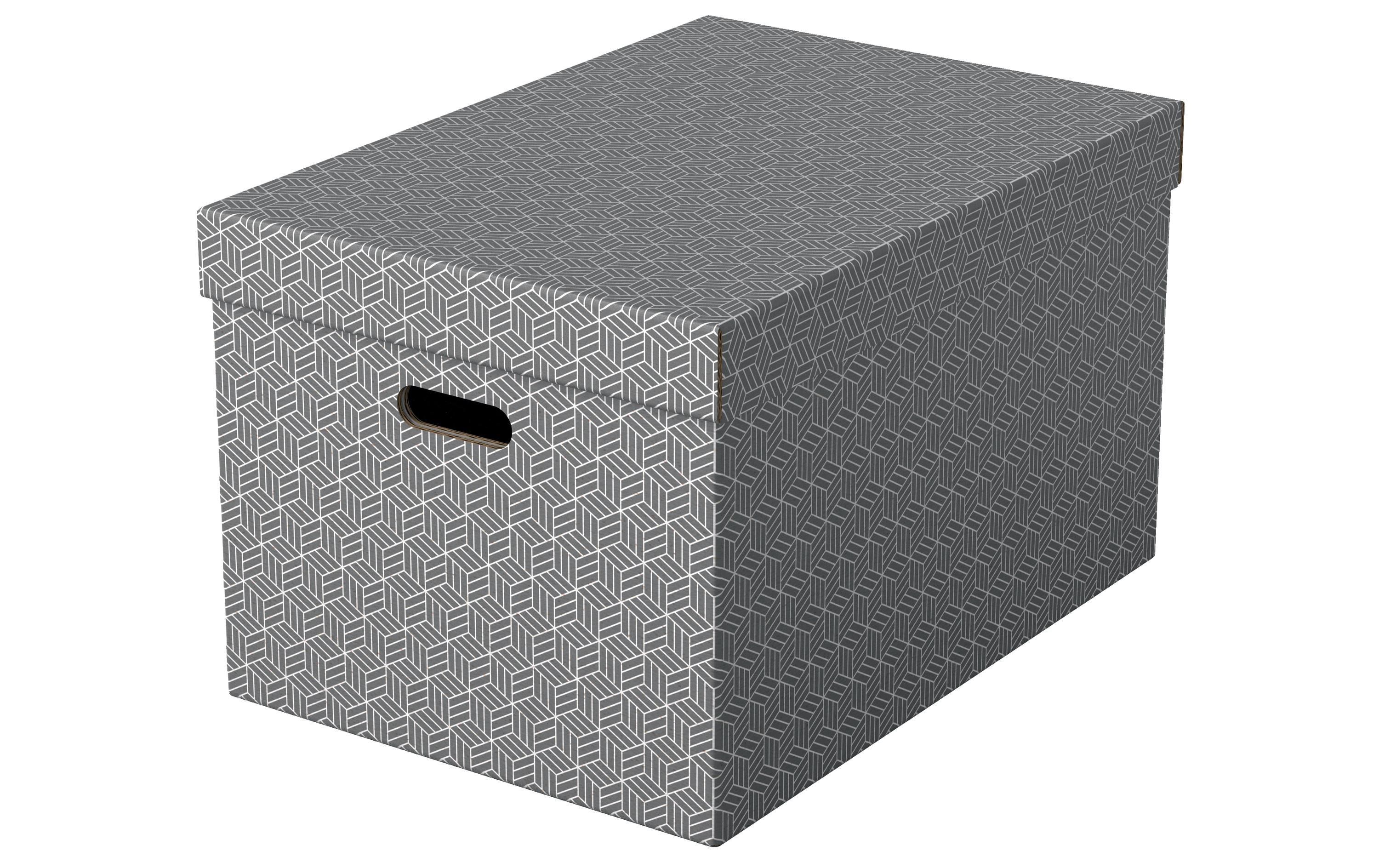 Leitz Aufbewahrungsbox Home L 3 Stk. pro Pack, grau