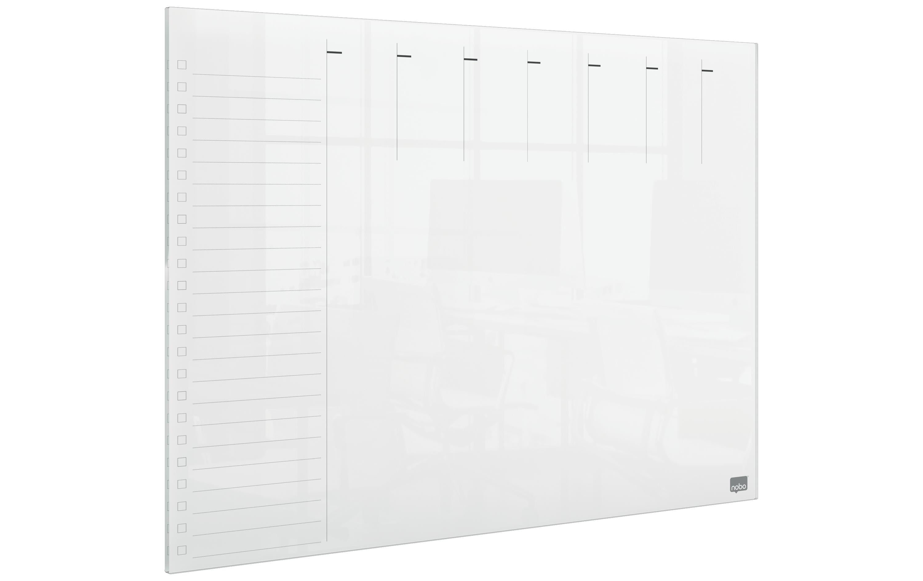 Nobo Acrylboard Wochenplaner A3 für den Schreibtisch