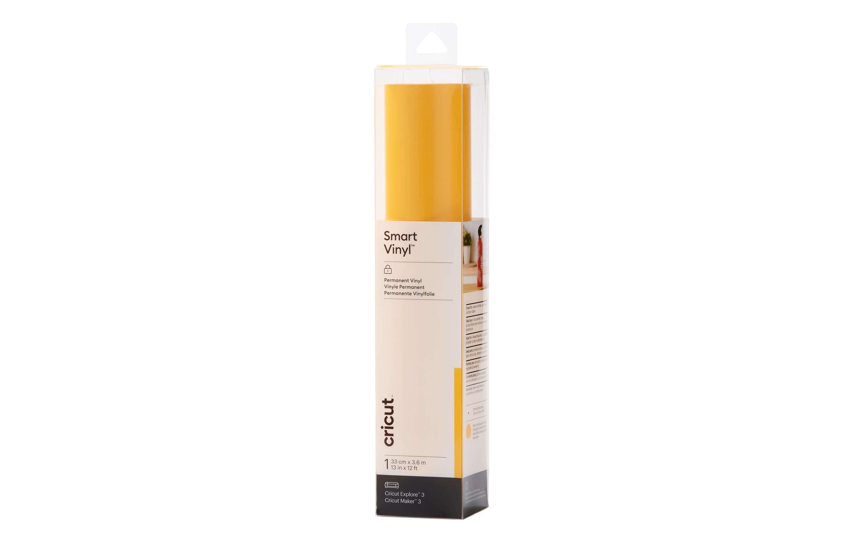 Cricut Vinylfolie Smart Permanent Maisgelb 33 x 366 cm, Maker 3/Explore Air 3