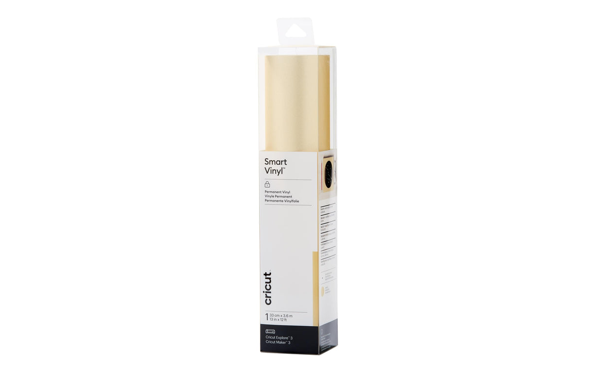 Cricut Vinylfolie Smart Permanent  Shimmer Gold, 33 x 366 cm, Maker 3/Explore Air 3