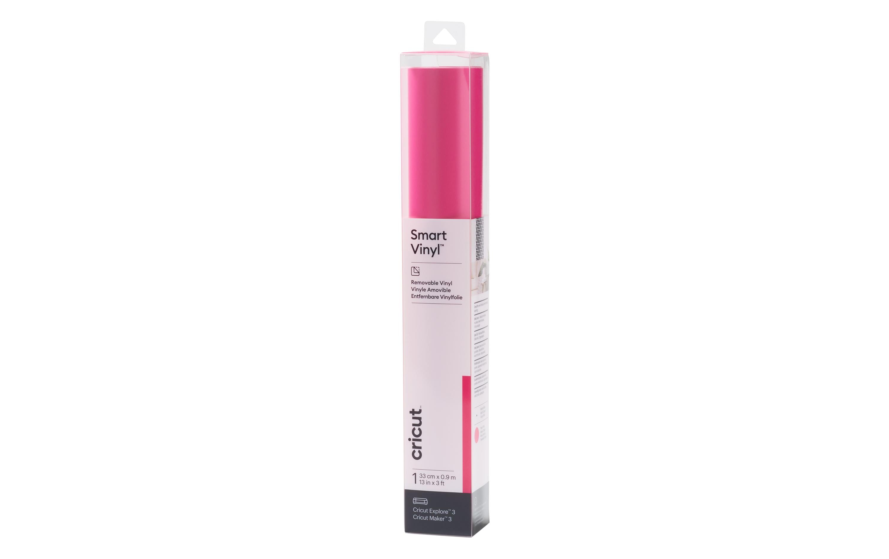 Cricut Vinylfolie Smart Ablösbar Pink 33 x 91 cm, Maker 3/Explore Air 3