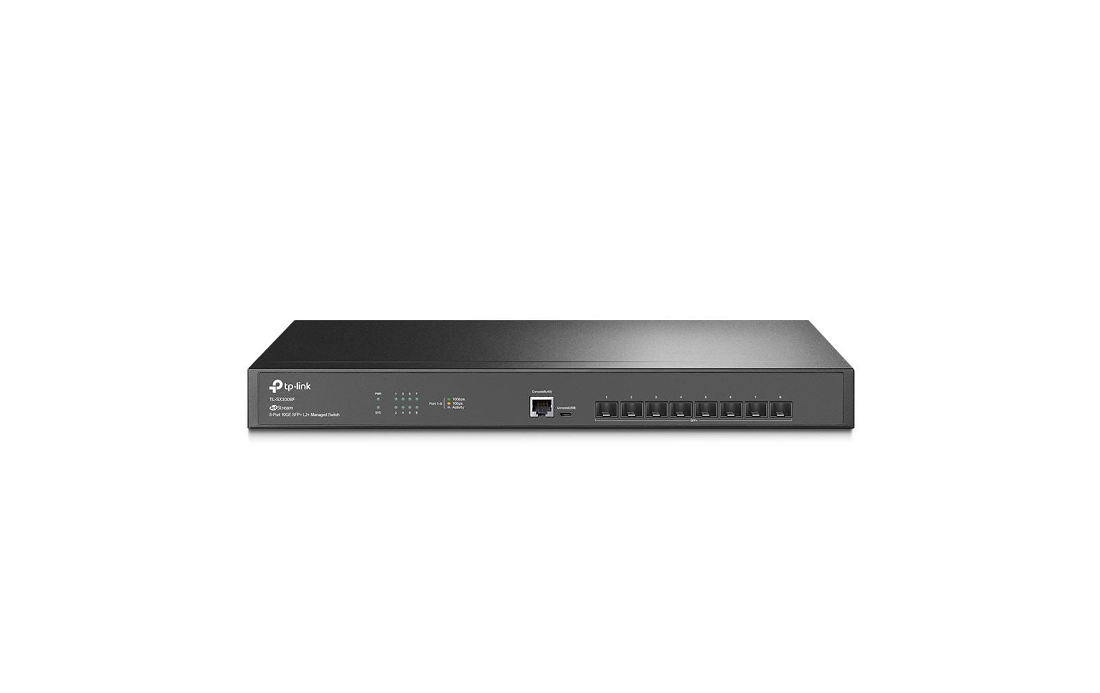 TP-Link TL-SX3008F: 8-Port 10G SFP+Switch L2 Managed, 19" Rackmount Kit