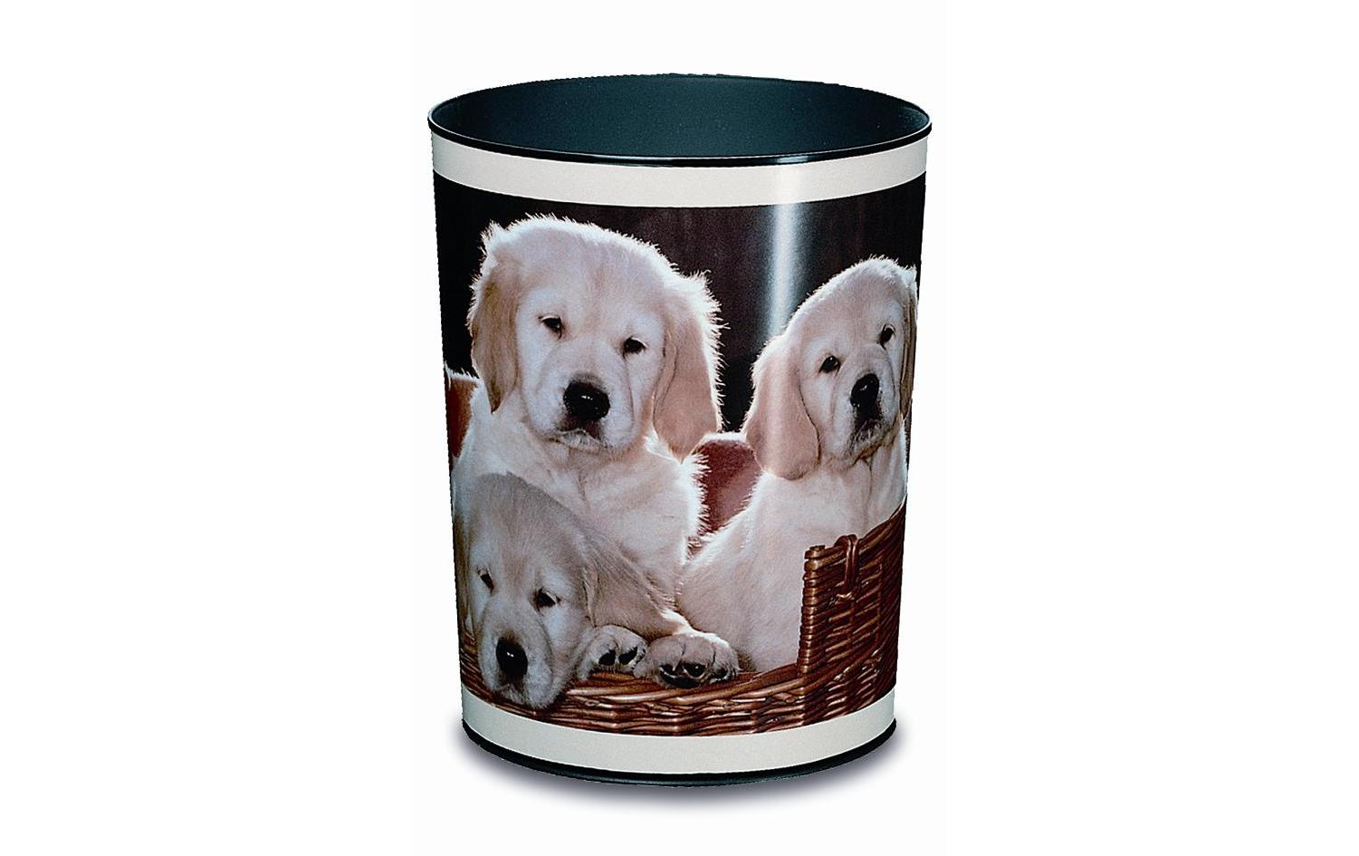 Läufer Papierkorb 13L Hunde Ø24,5x30 cm