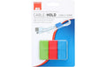 Max Hauri Kabelclip Hold 6x assortiert grün, rot, blau