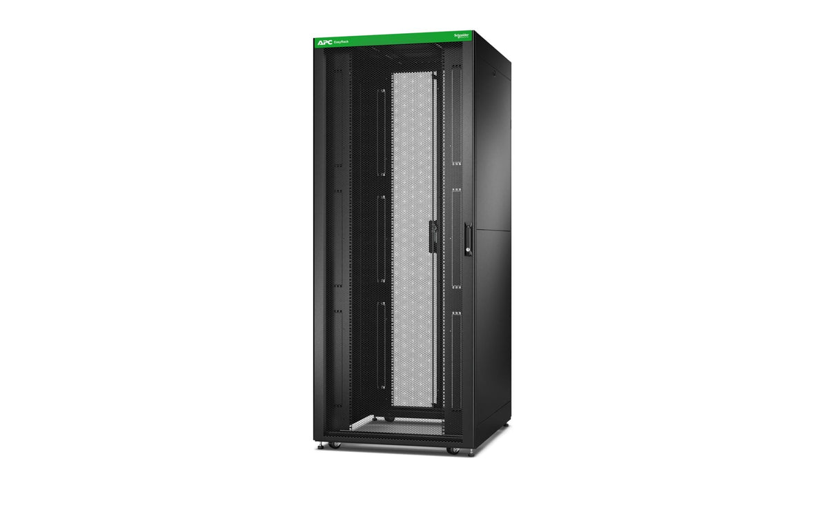 APC Easy Rack 42HE / 800mm/800mm, Schwarz mit Dach&Wände&Rollen&Füsse, kein Boden