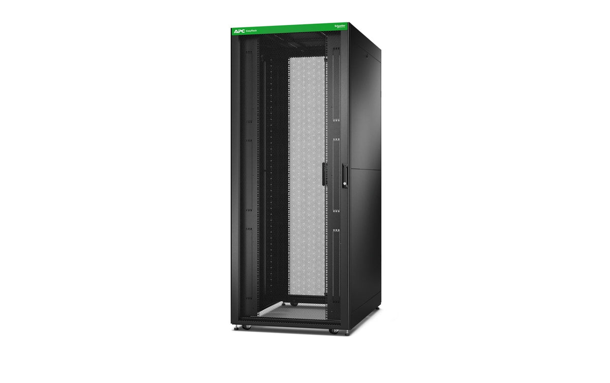 APC Easy Rack 42HE / 800mm/1100mm, Schwarz mit Dach&Wände&Rollen&Füsse, kein Boden
