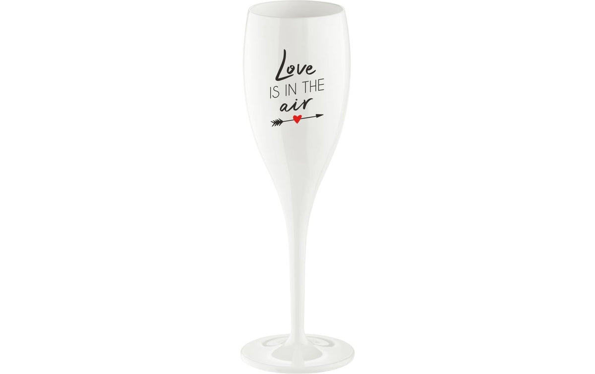 Koziol Sektglas love is in the air HxD: 19.10x5.7, spülmaschinengeeignet
