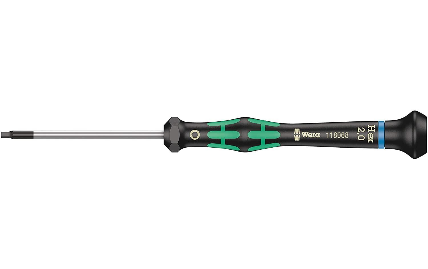 Wera 2054 Hex-Plus 2,0 x 60 mm Elektroniker-Sechskantschraubendreher
