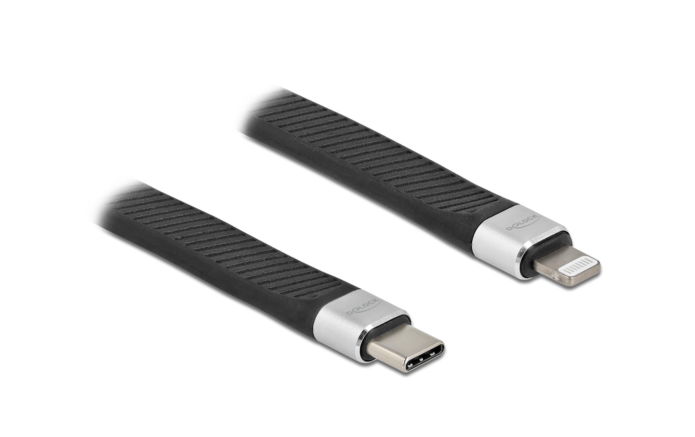 Delock FPC USB Type-C zu Lightning, 13cm Für iPhone, iPad und iPod