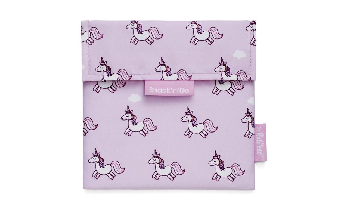 Rolleat SnacknGo Animals Einhorn aussen: Polyester, innen: TPU