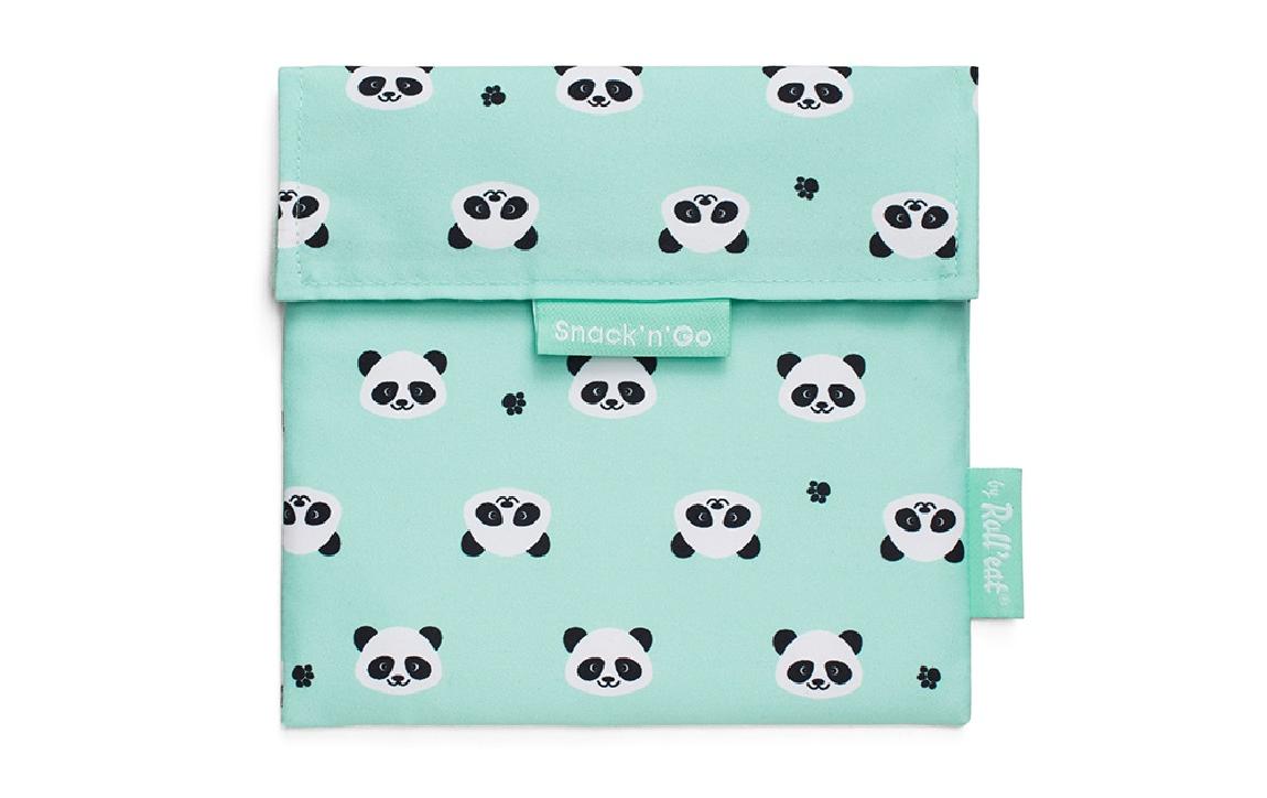 Rolleat SnacknGo Animals Panda aussen: Polyester, innen: TPU