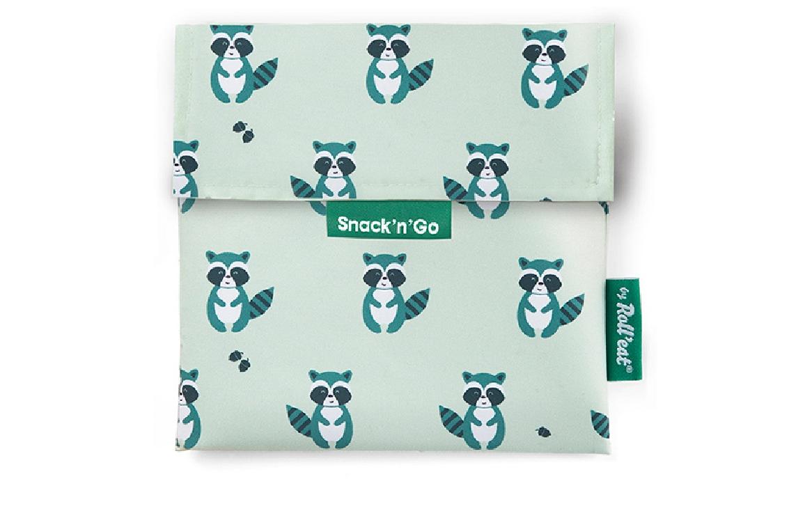 Rolleat SnacknGo Animals Waschbär aussen: Polyester, innen: TPU