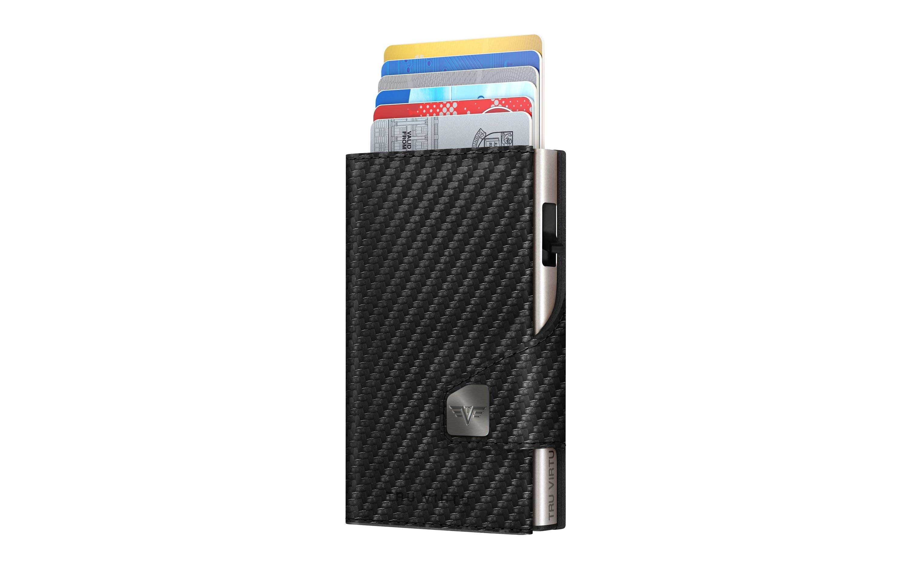 Tru Virtu Click & Slide Wallet Hi-Tech/Silver