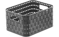 Rotho Korb A6 Country 2 Liter anthrazit 183x137x98 mm