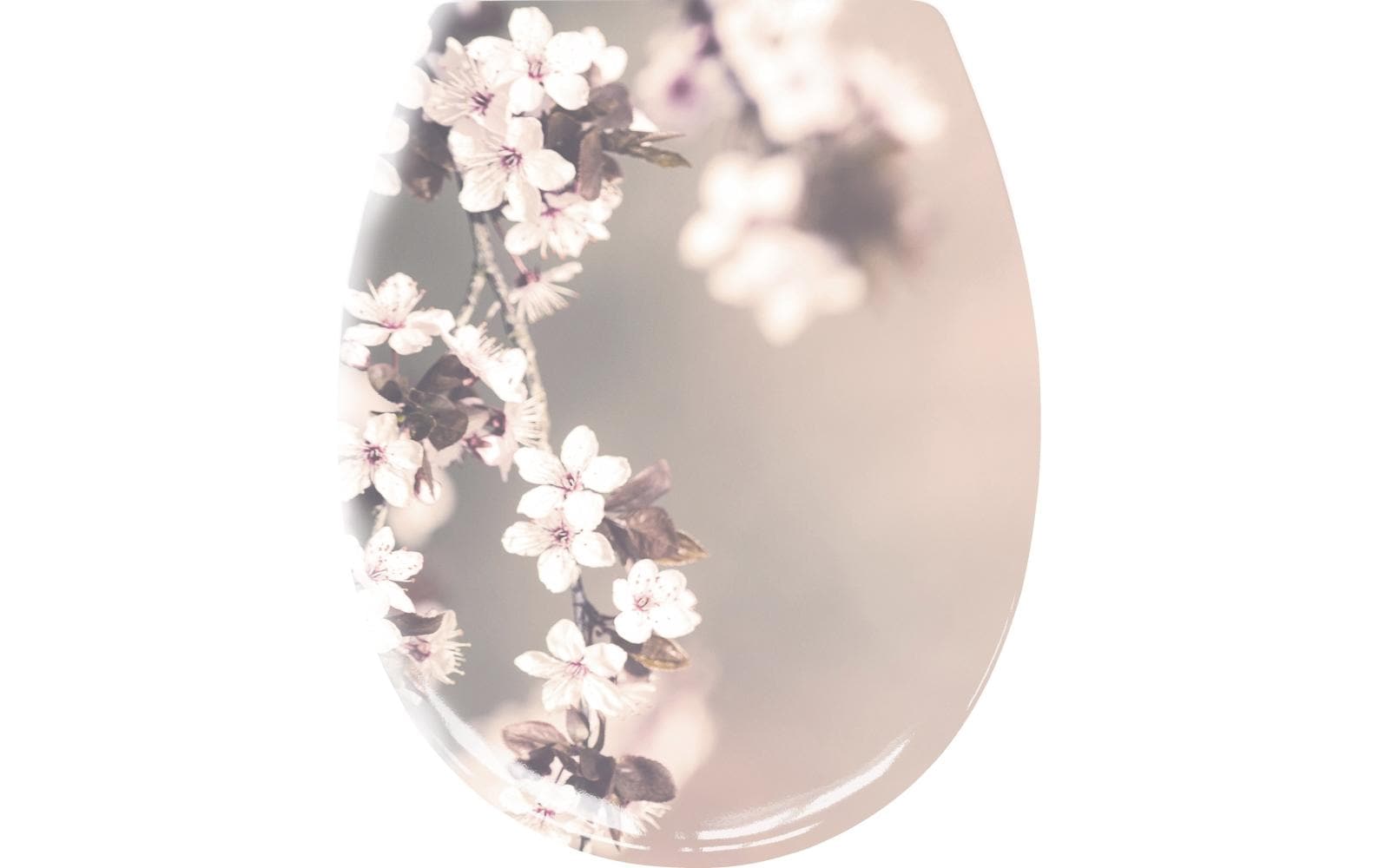 Kleine Wolke WC-Sitz Blossom nelke Duroplast, 37x45 cm