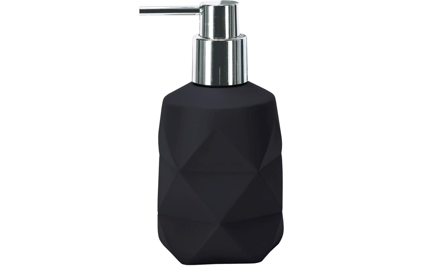 Kleine Wolke Seifenspender Crackle Polyresin, schwarz