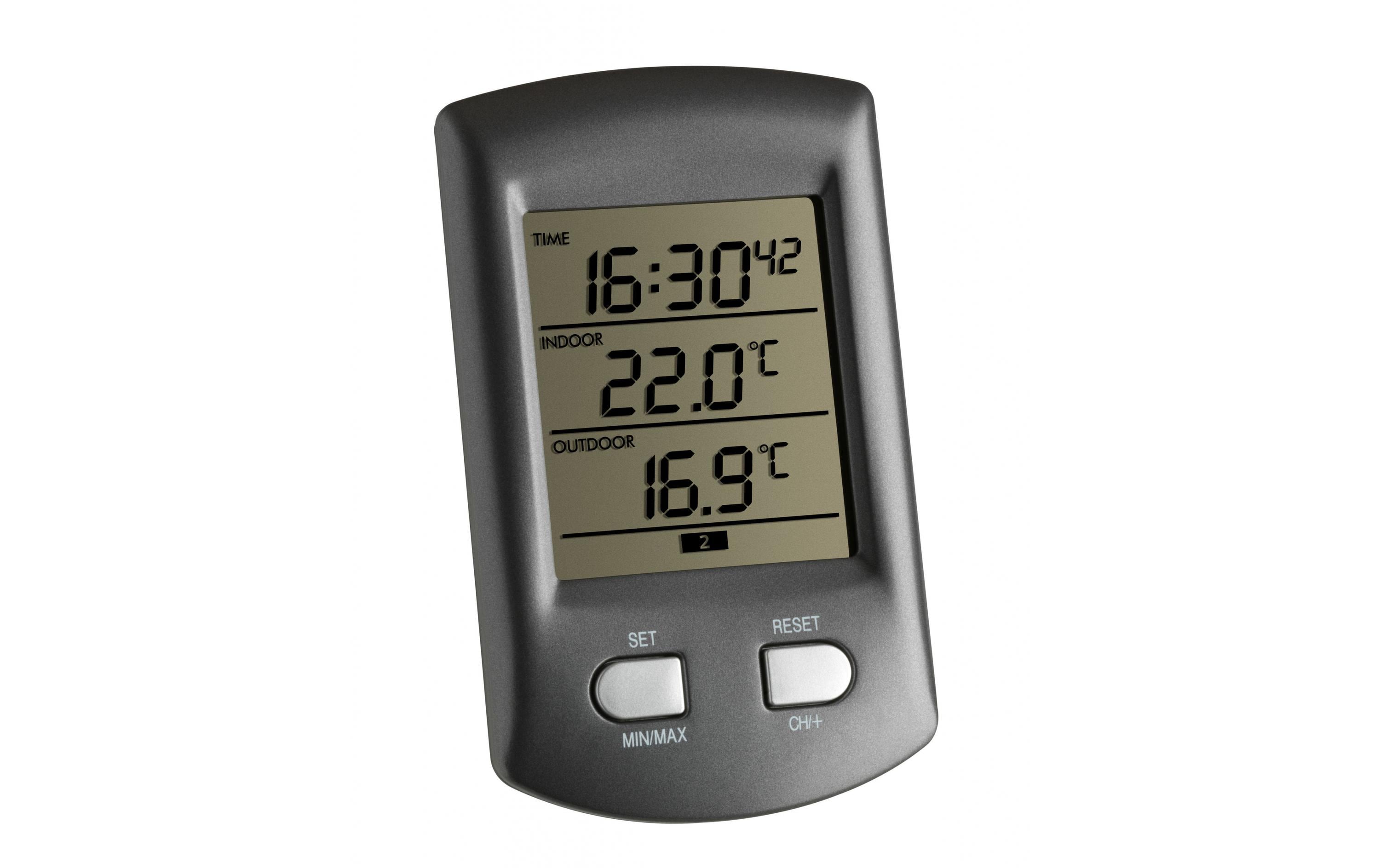 TFA RATIO Funkthermometer ohne Batterie, mit Sender 30.3163