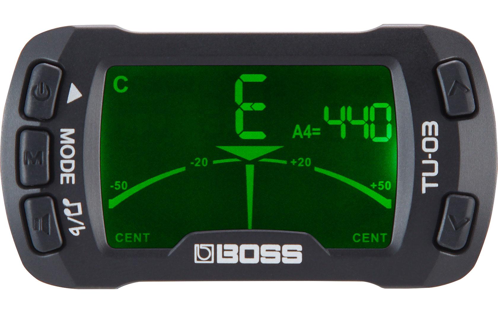 BOSS TU-03 Chromatisches Stimmgerät, schwarz