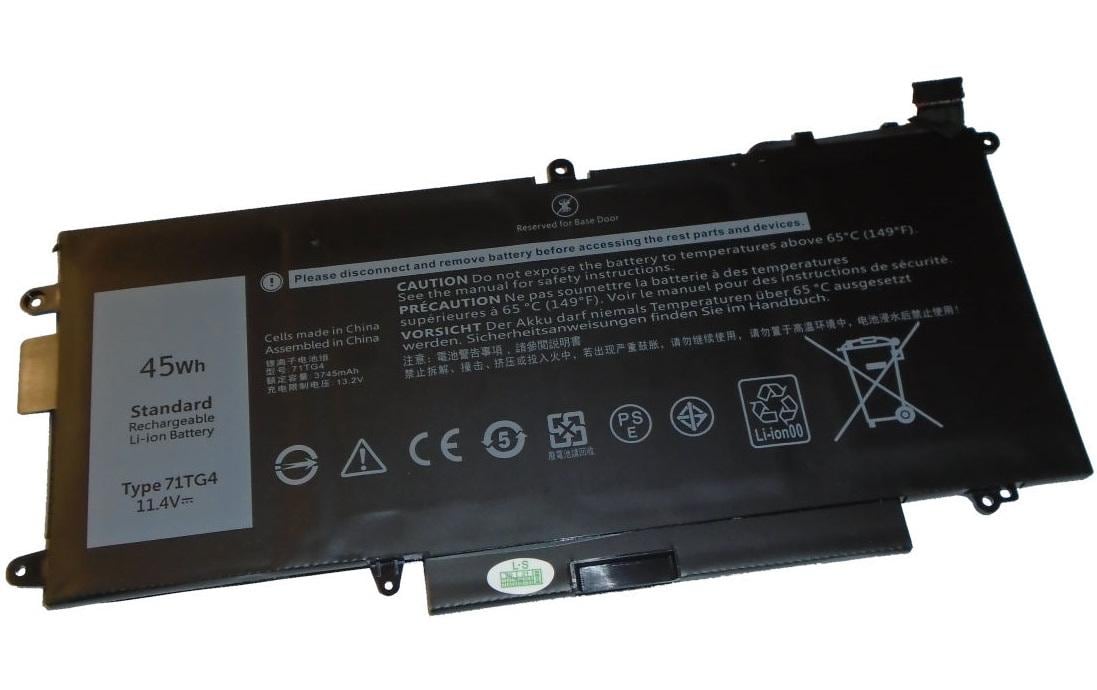 Vistaport Notebook Batteries für Dell 11.4V, 3745mAh, 45Wh, 3 Zellen