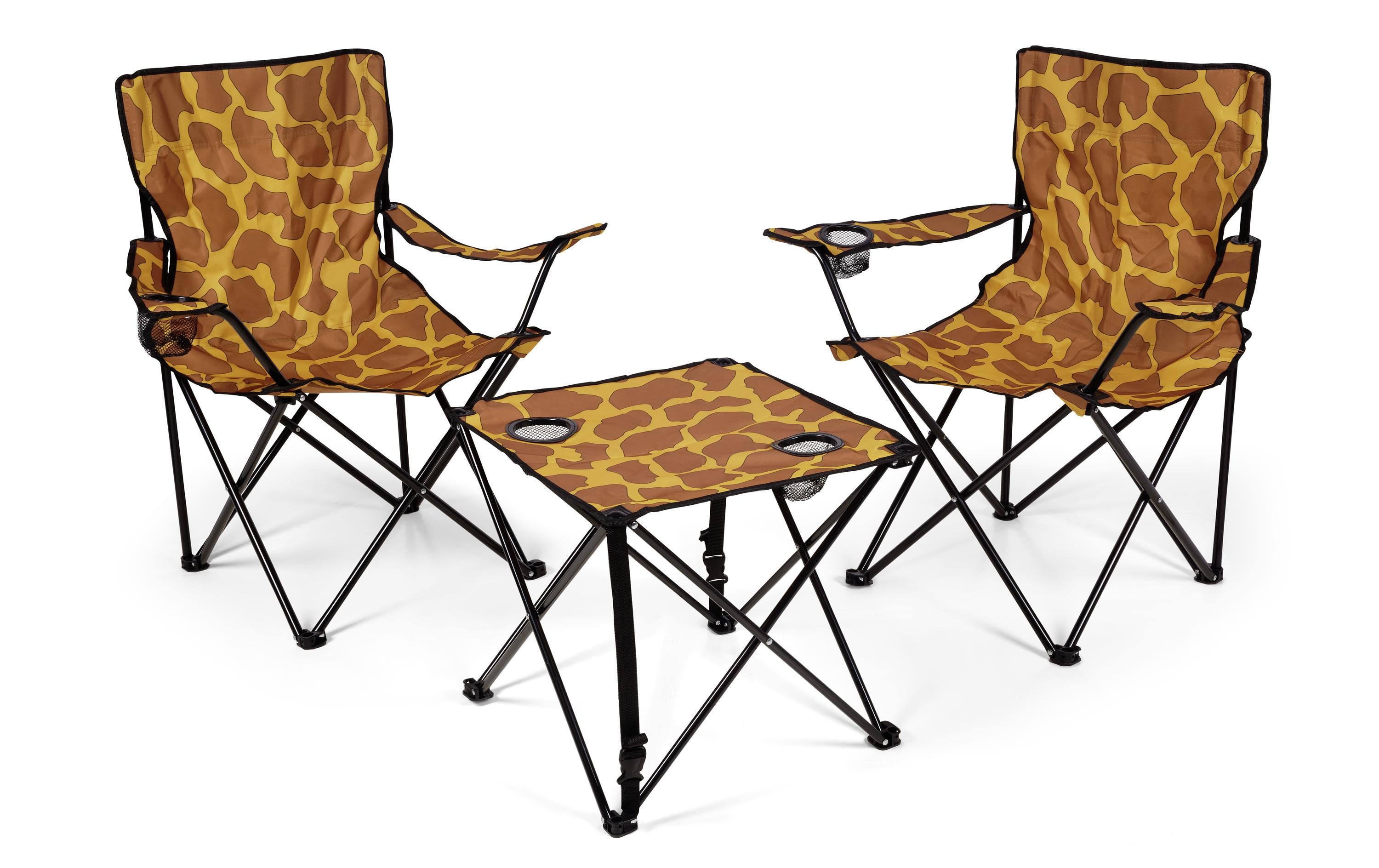 Zebraffo Campingset 3er Giraffe