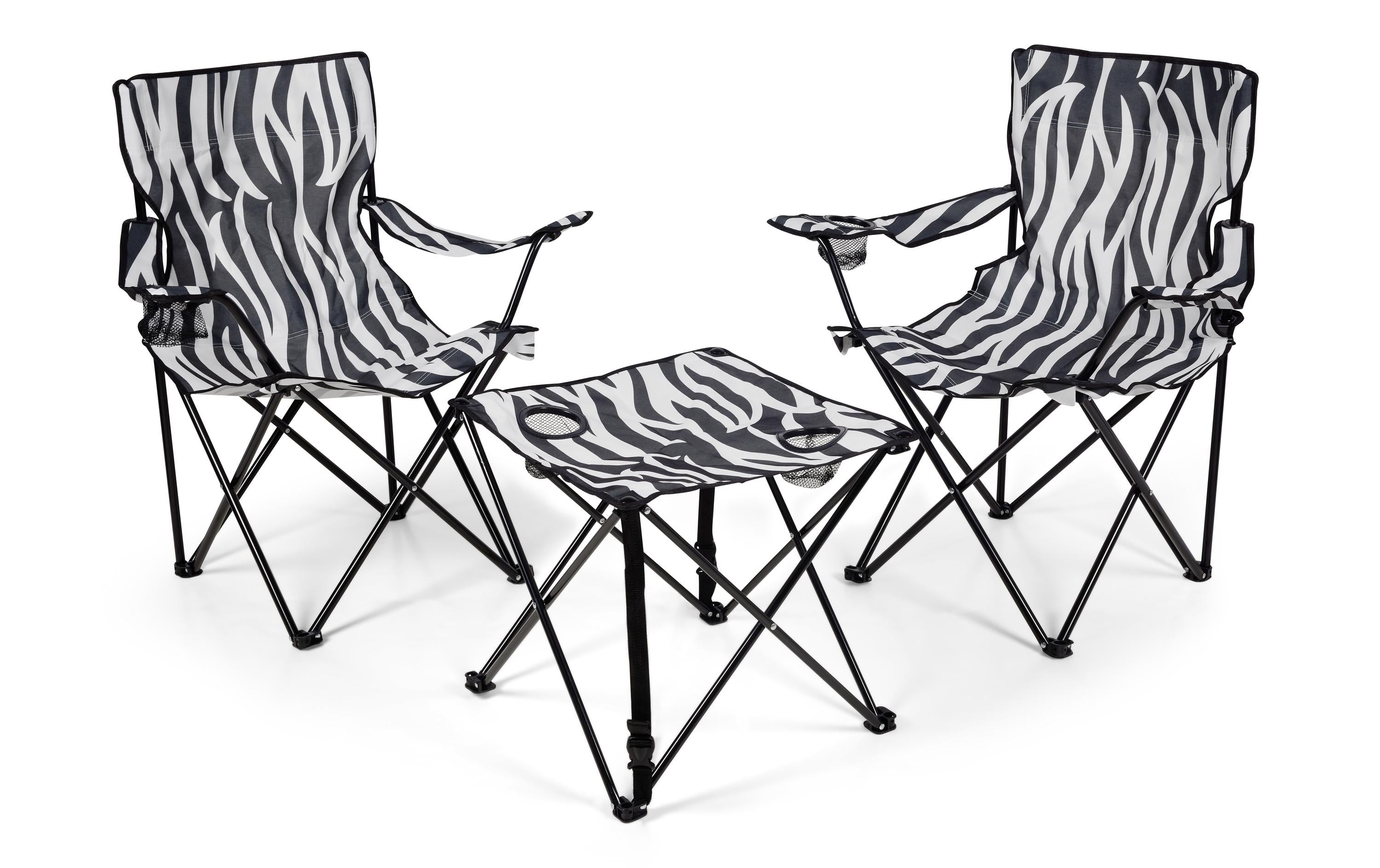Zebraffo Campingset 3er Zebra
