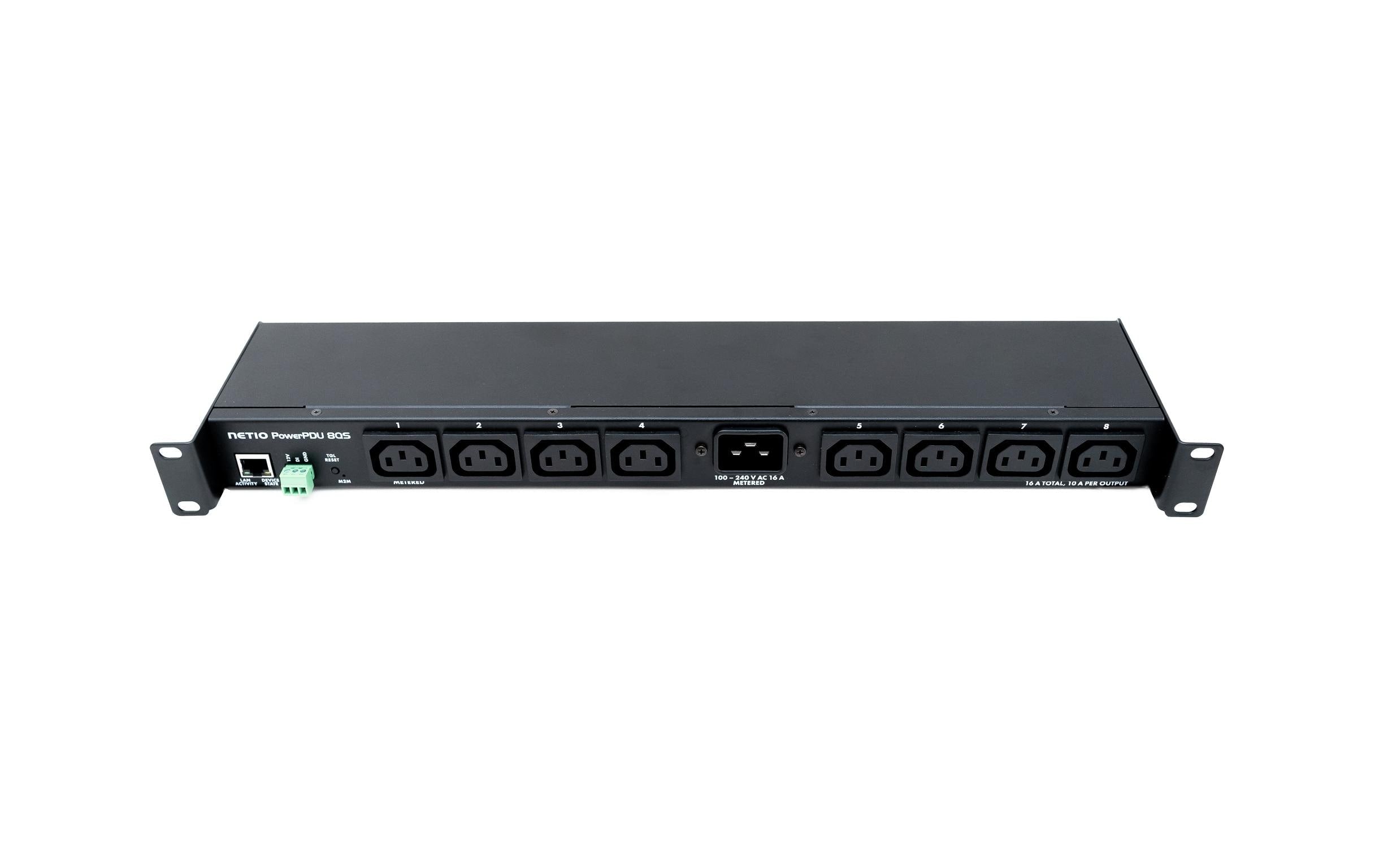 NETIO PowerPDU 8 QS, 19''-Steckerleiste Meteringfunktion und 8 geschaltete Dosen