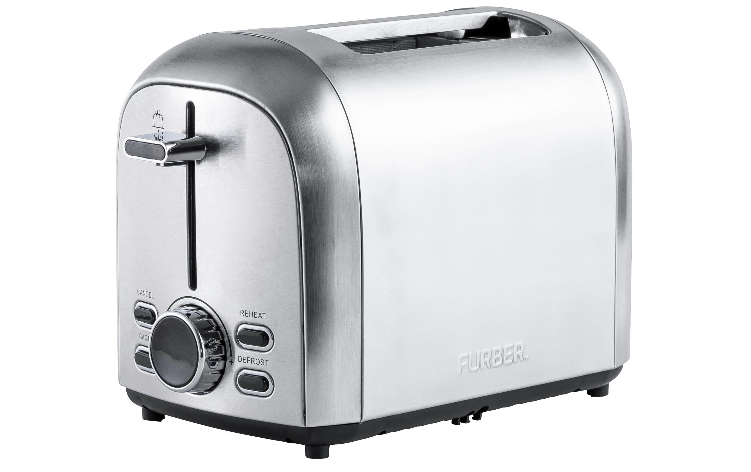FURBER Schlitztoaster mit  Brötchen-Röstaufsatz