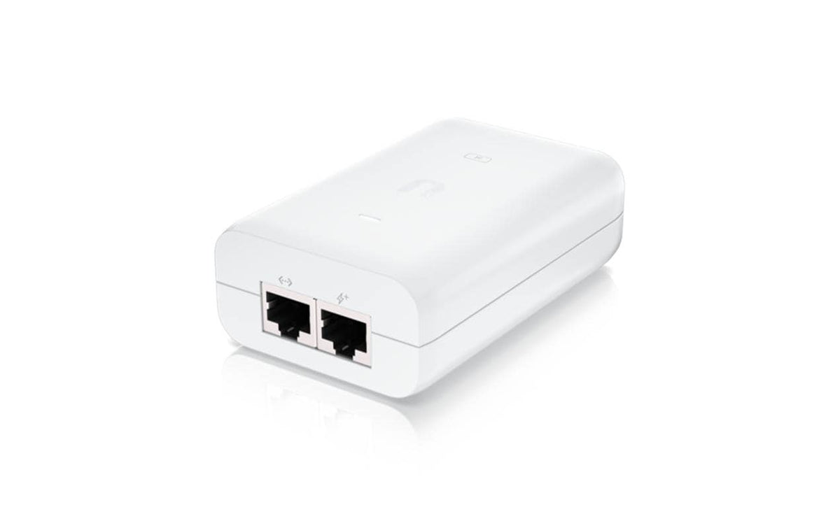 Ubiquiti 802.3at PoE Injector: 48V, 30W für aktiv PoE+ Endgeräte, weiss