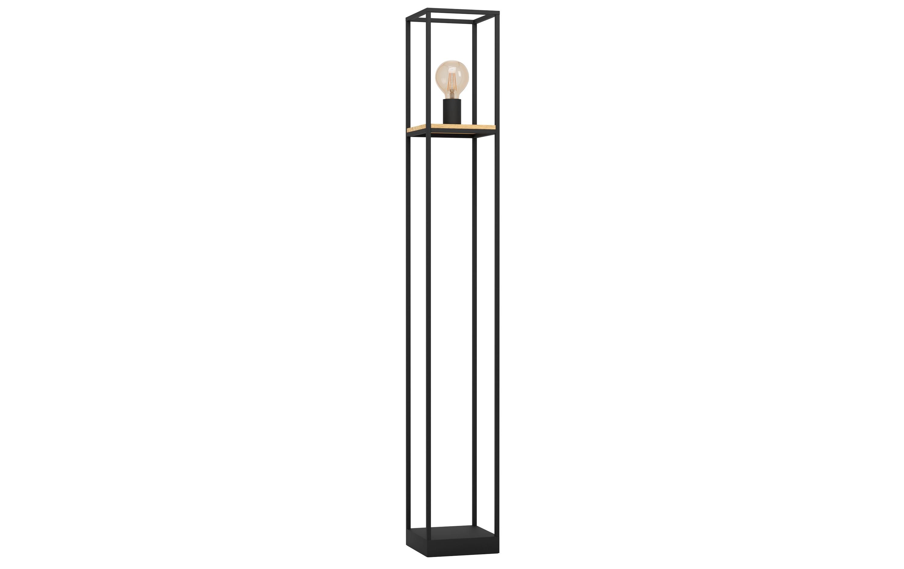 EGLO LIBERTAD Stehleuchte schwarz/braun exkl. 1x E27 40W